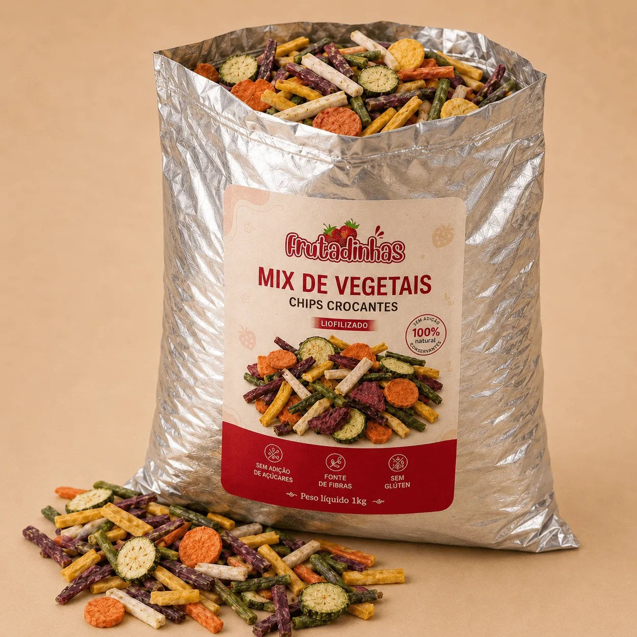 Mix de Vegetais Chips Crocantes - imagem 3