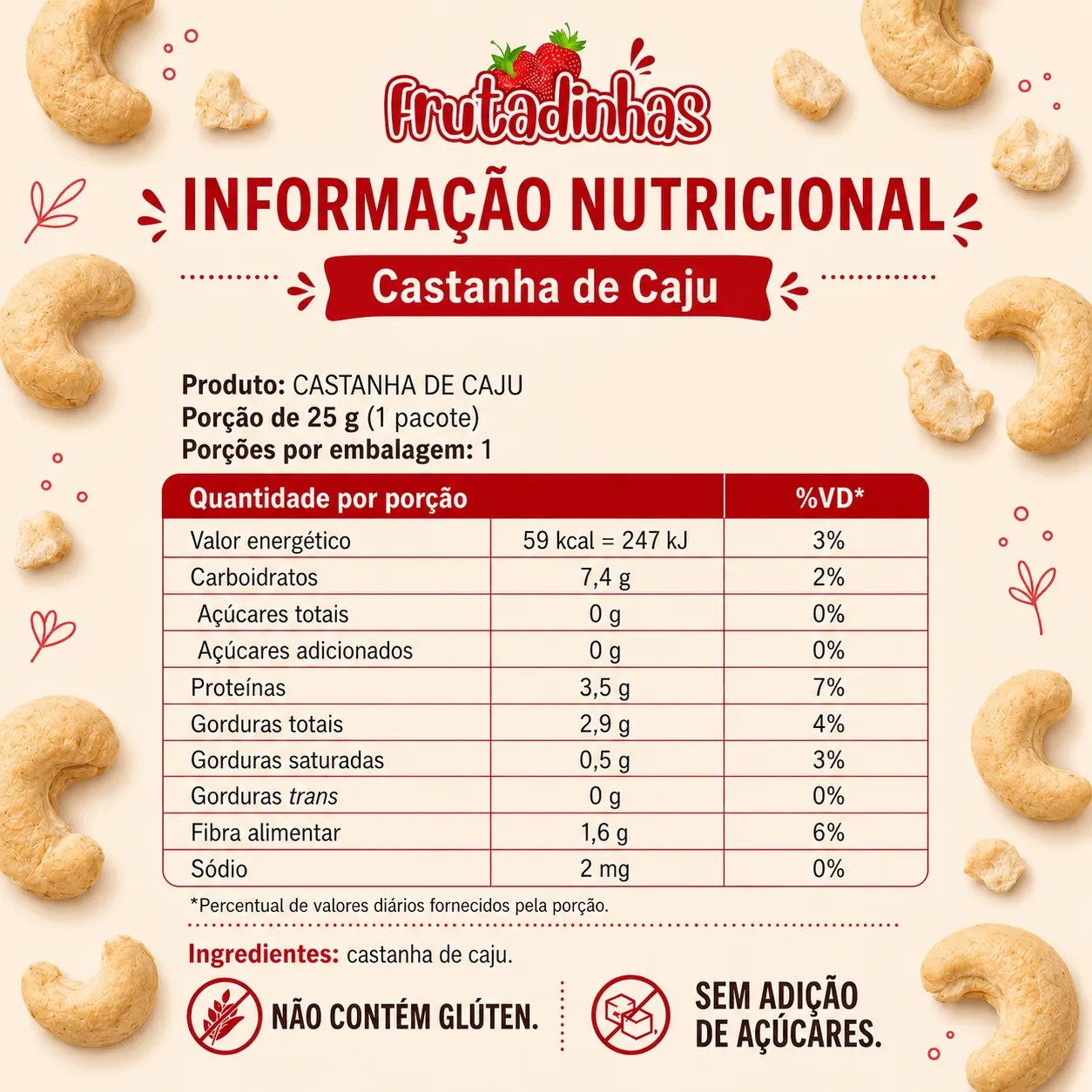 Castanha de Cajú Super Crocante - imagem 3