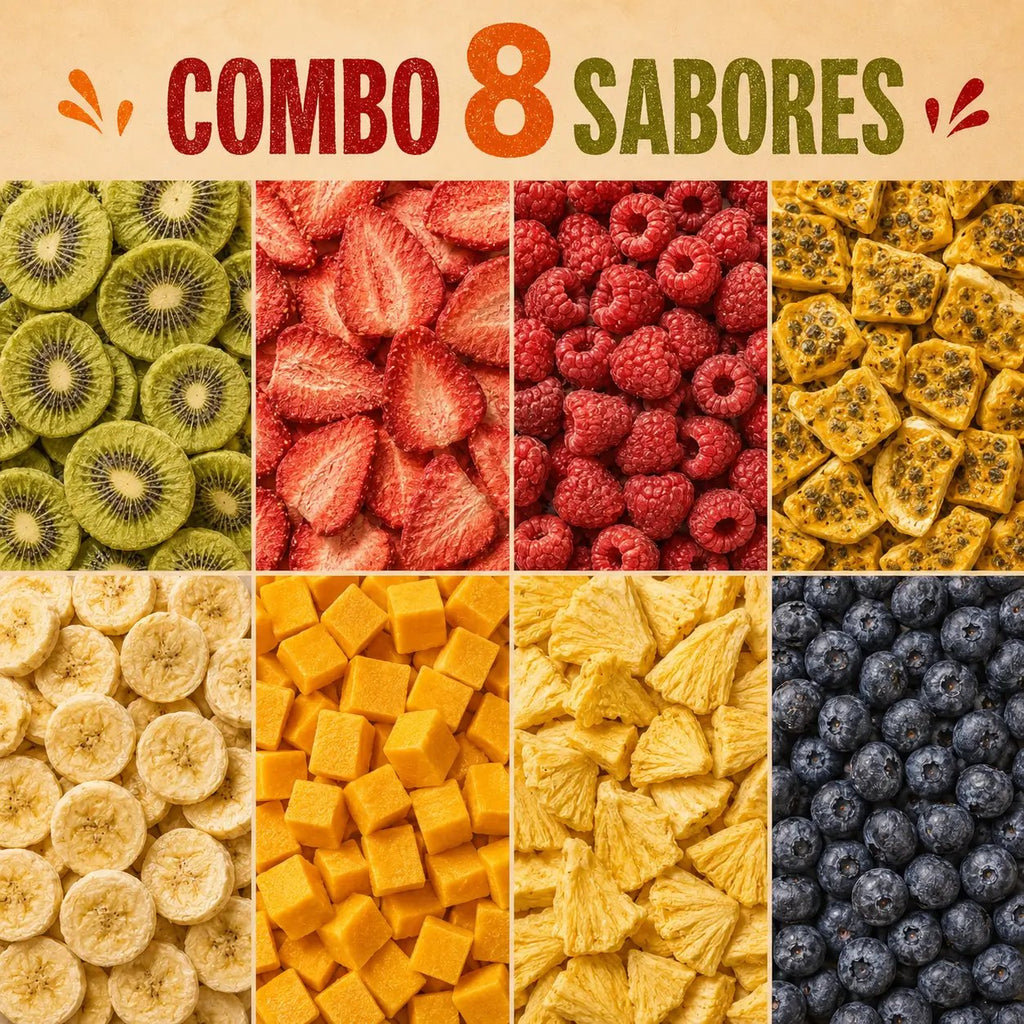 Mix de Frutas - Combo 8 Sabores Liofilizados - imagem 2