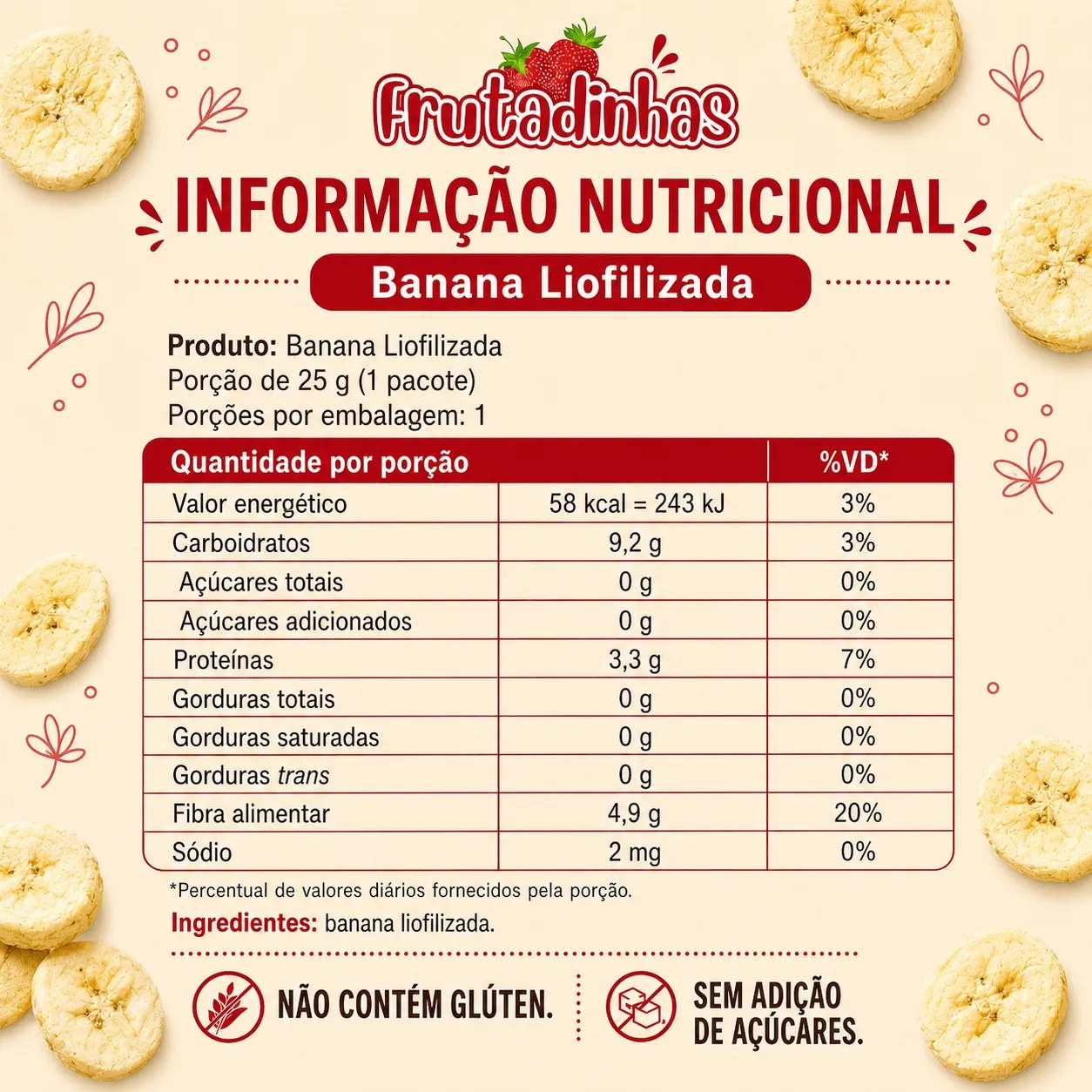Mix de Frutas - Combo 8 Sabores Liofilizados - imagem 7
