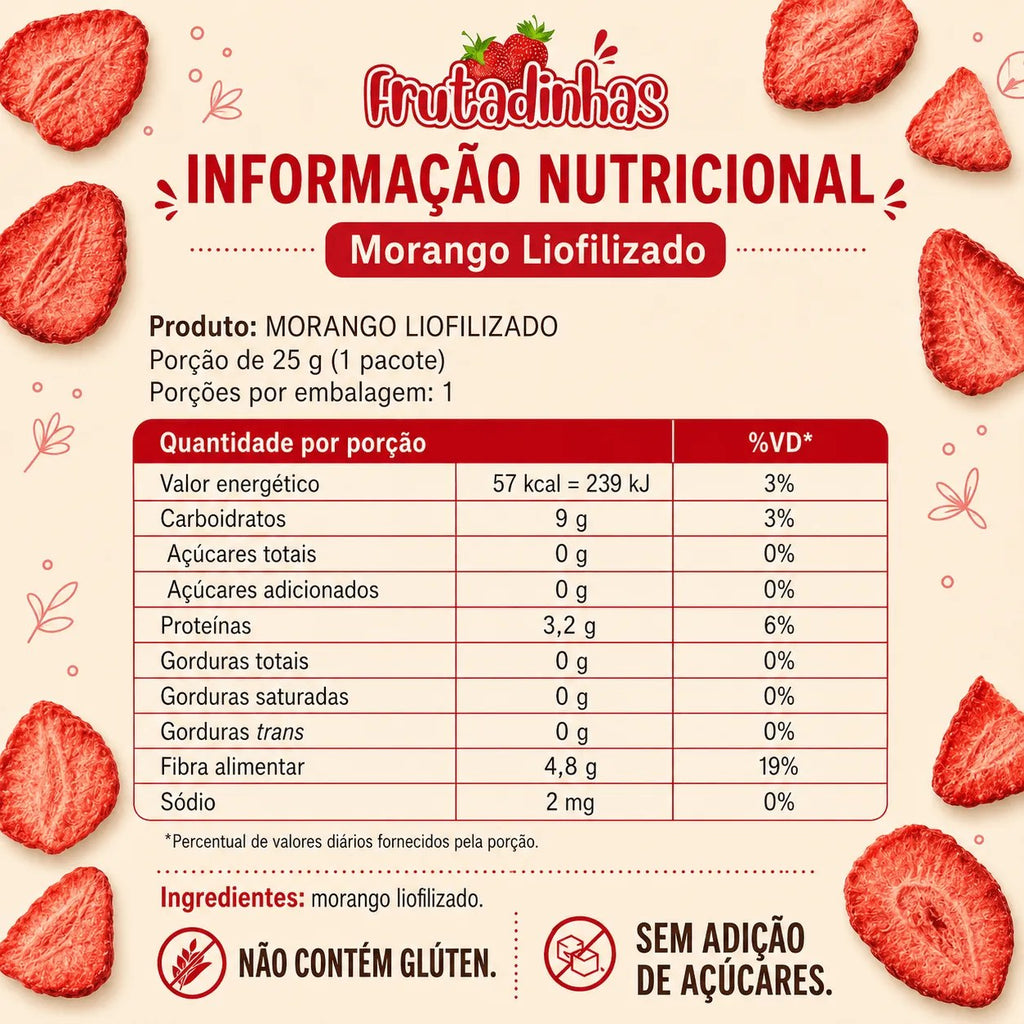 Morango Chips Crocante Natural - imagem 4