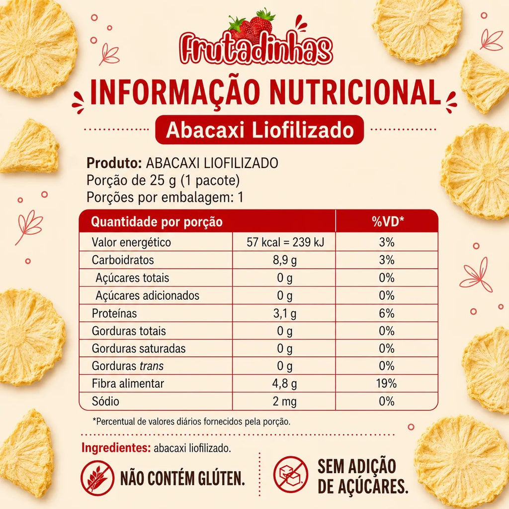 Abacaxi Liofilizado - imagem 4