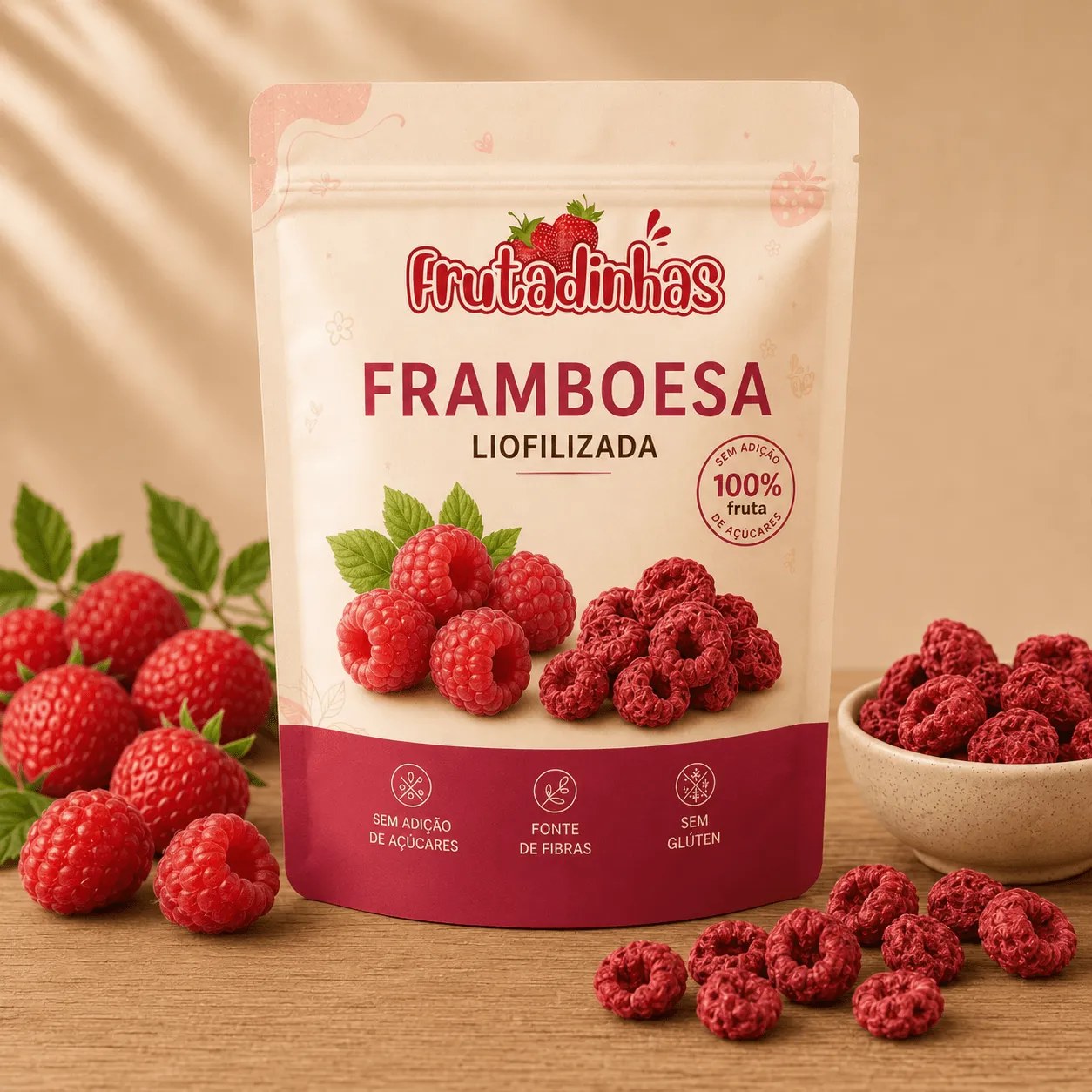 Framboesa Liofilizado  - imagem 1