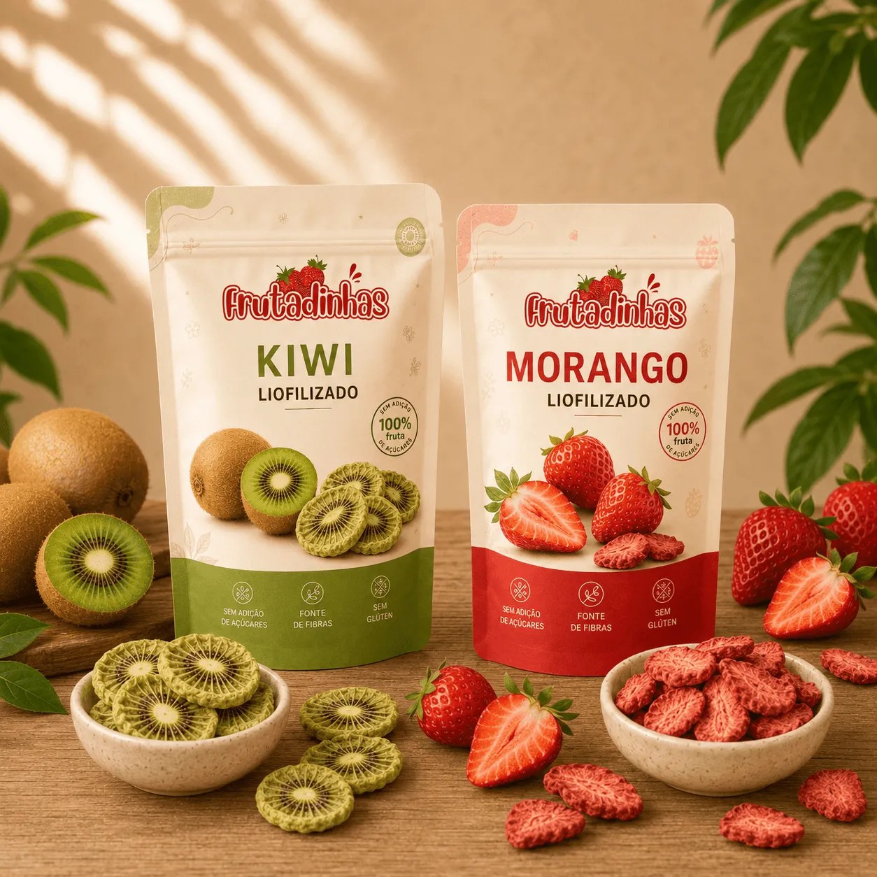 Kiwi + Morango - Liofilizado  - imagem 1