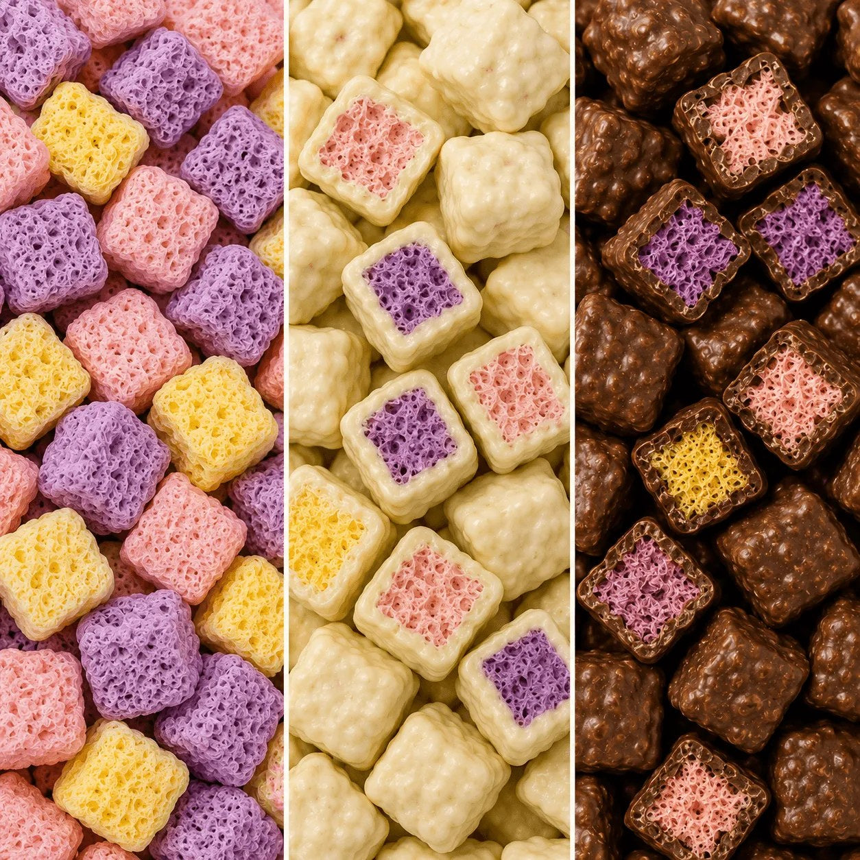 Mix Cubos de Iogurte Liofilizados - 3 sabores - imagem 2