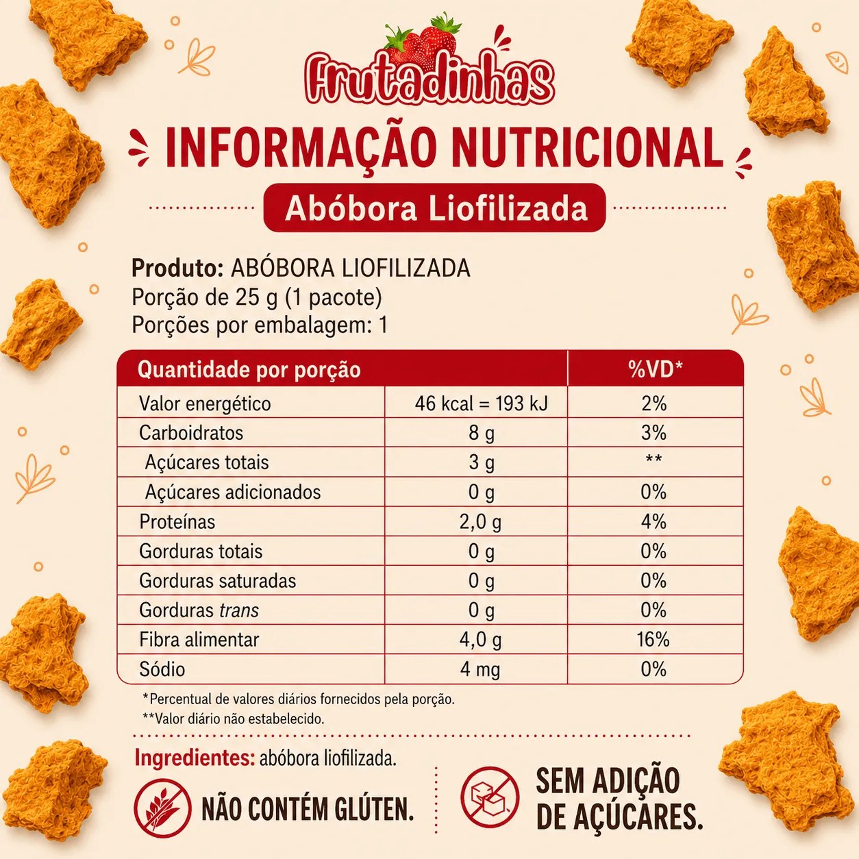 Abóbora Liofilizada [NOVO] - imagem 4